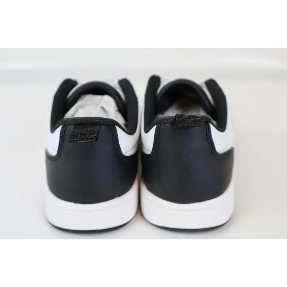 NEW Polo Ralph Lauren Court II Sneakers Kids Black White Lace Up Size 13 Child
